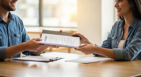 Document handoff in office