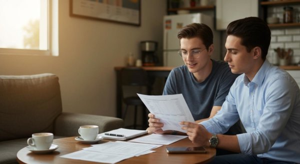 Professional reviewing financial documents