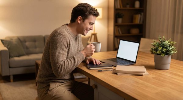 Professional reviewing financial documents